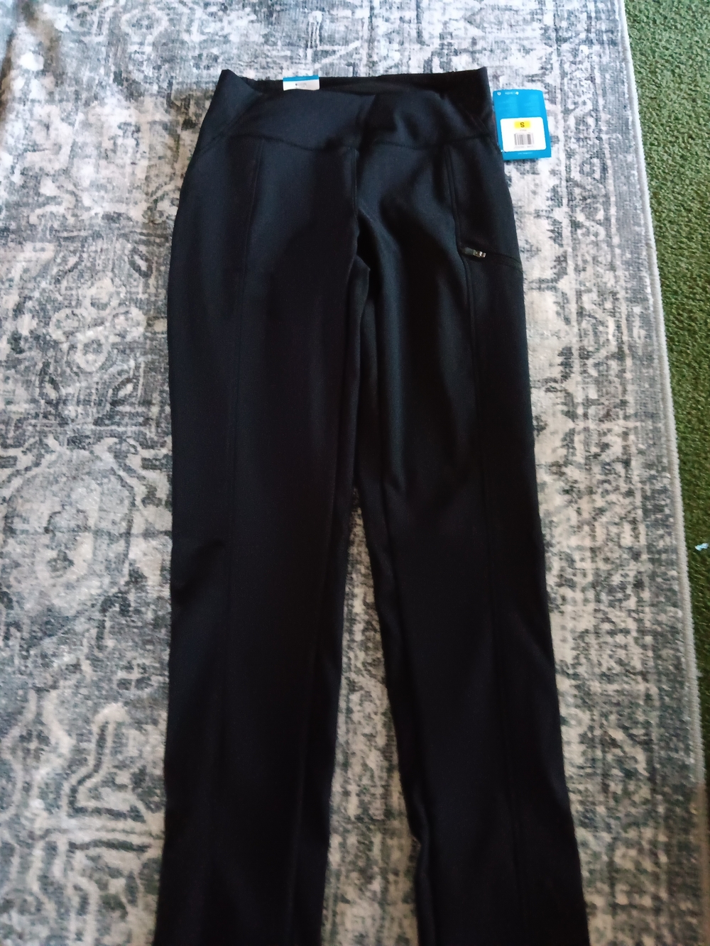 Womens Fleece Lined Columbia Active Pants With Side Pocket Size Small .